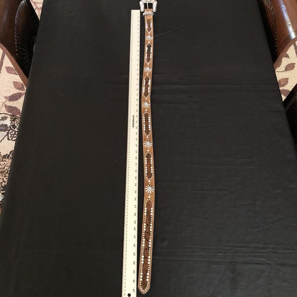 Nocona Real Fur Western Belt Size XL - Picture 6 of 13